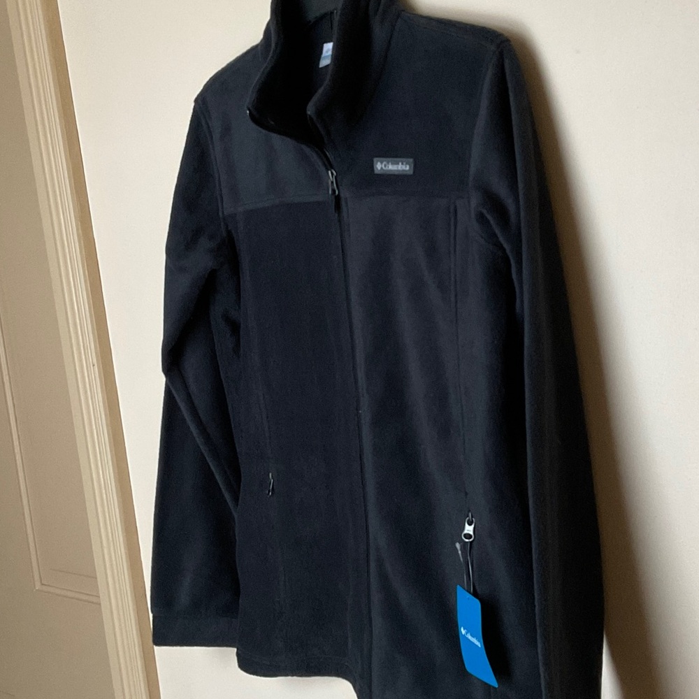 Columbia Midnight Black Full-Zip Fleece